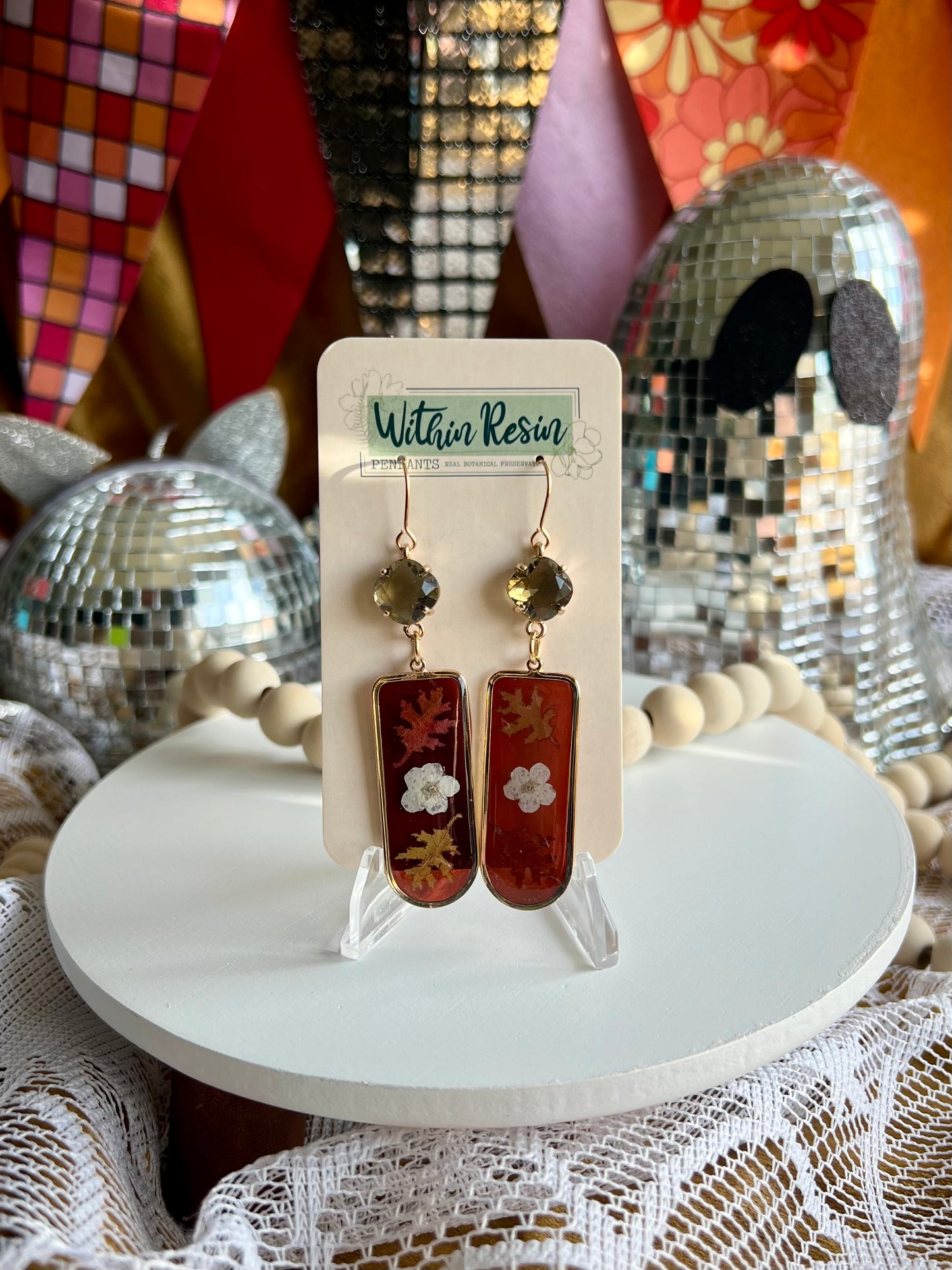 Amber Fall Earrings
