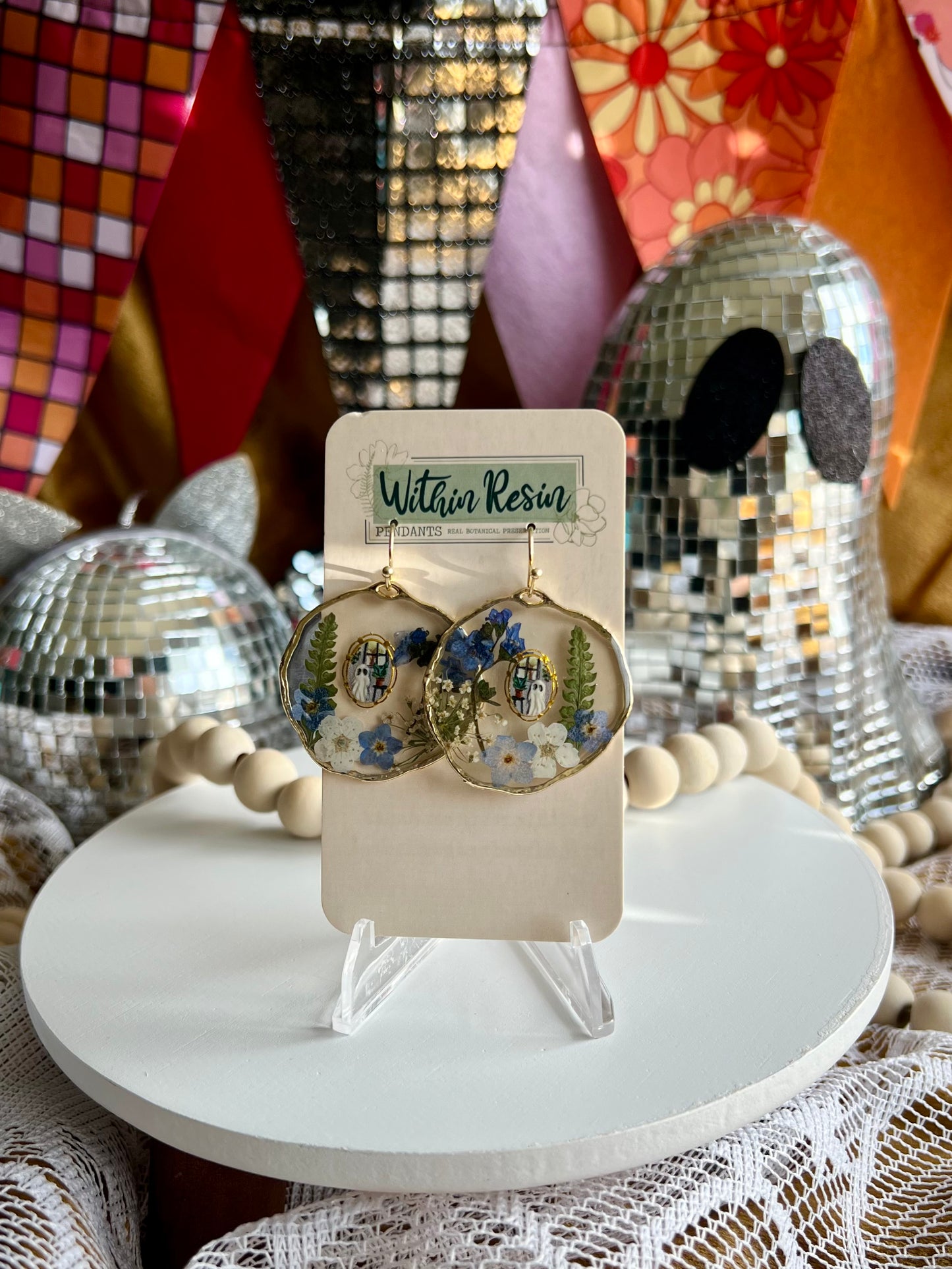 Forget Me Not Floral Ghosties