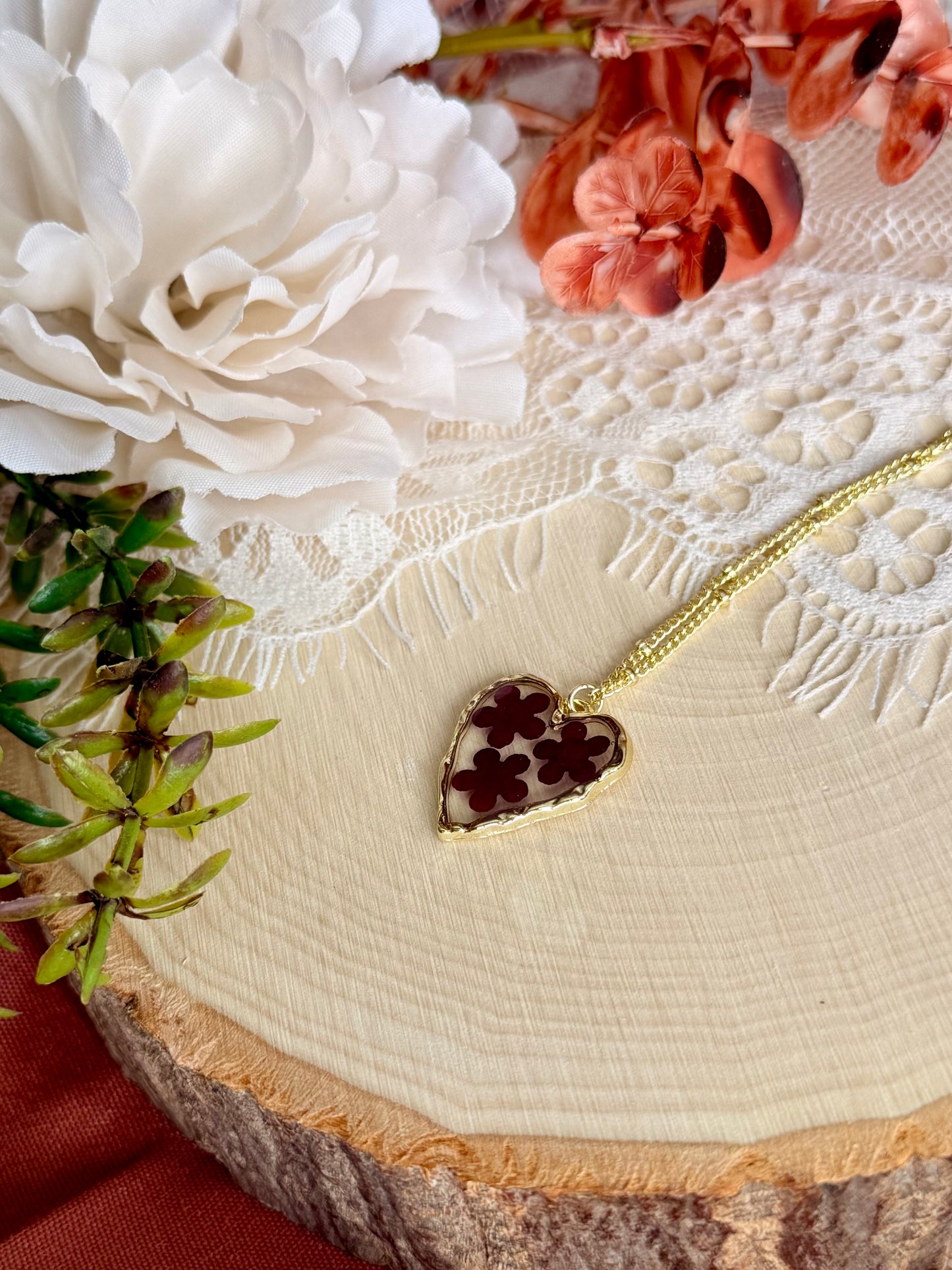 Deep Heart Necklace