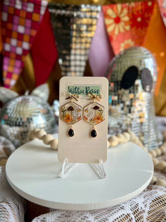 Candy Corn Mushroom Ghosties