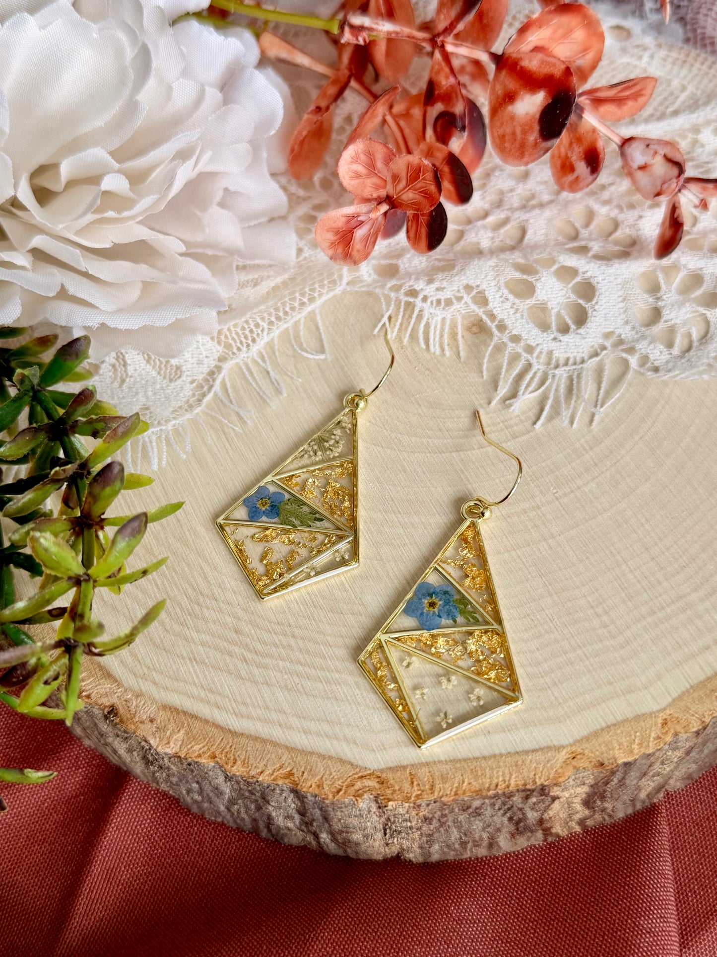 Geometric Forget Me Nots