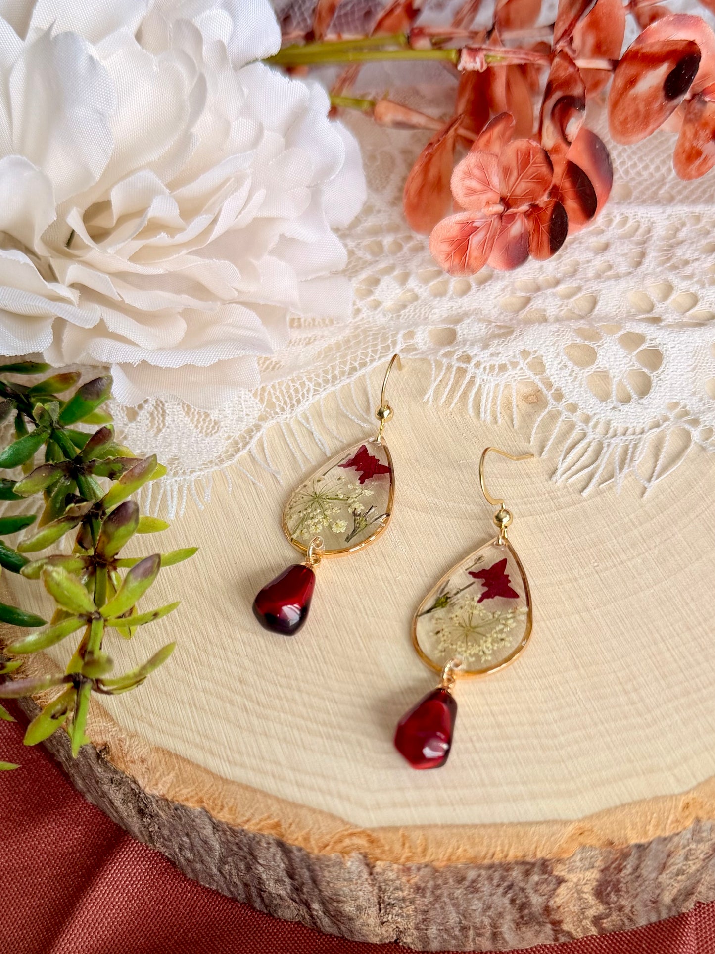 Butterfly Pomegrante Drops