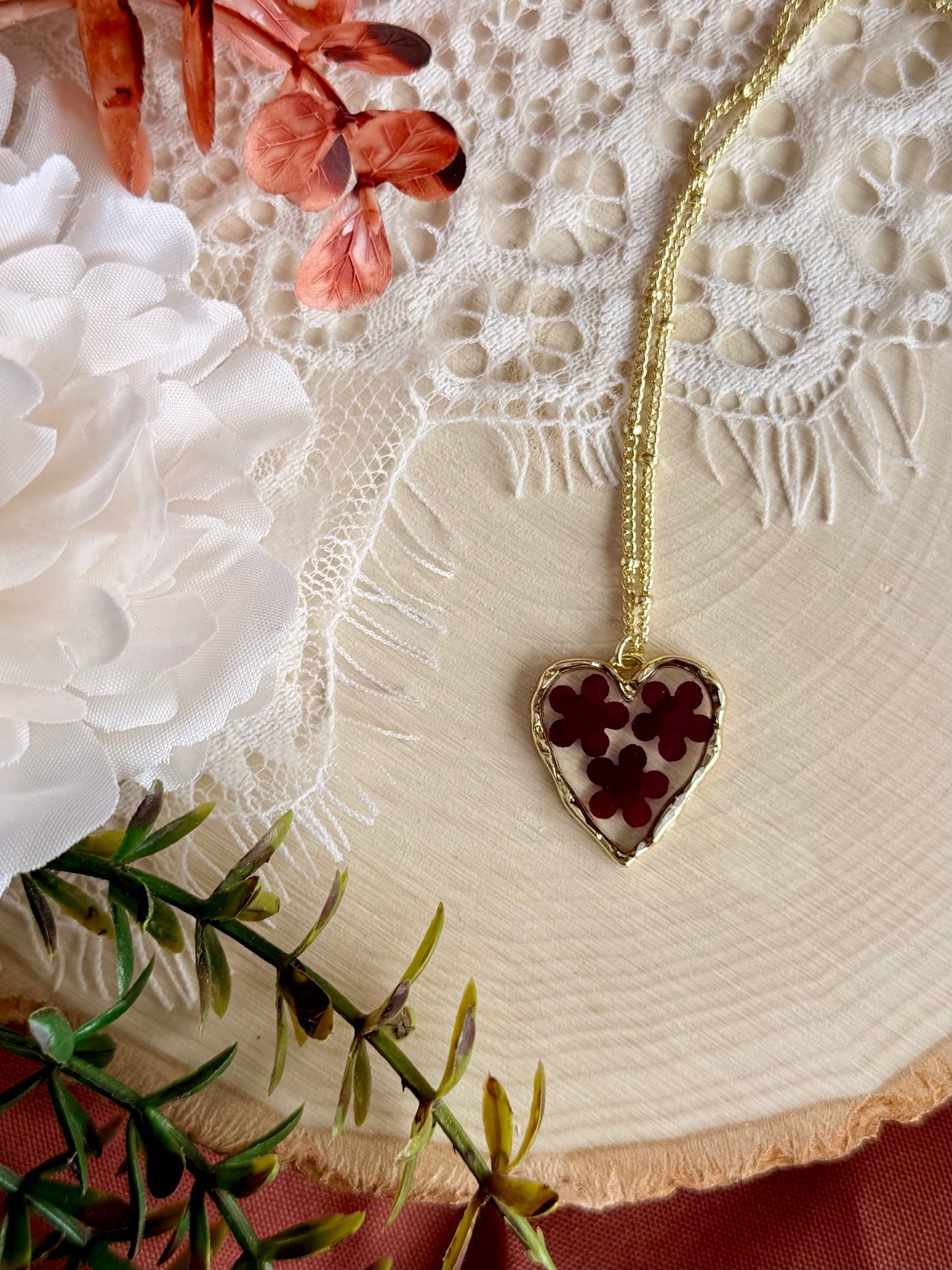 Deep Heart Necklace