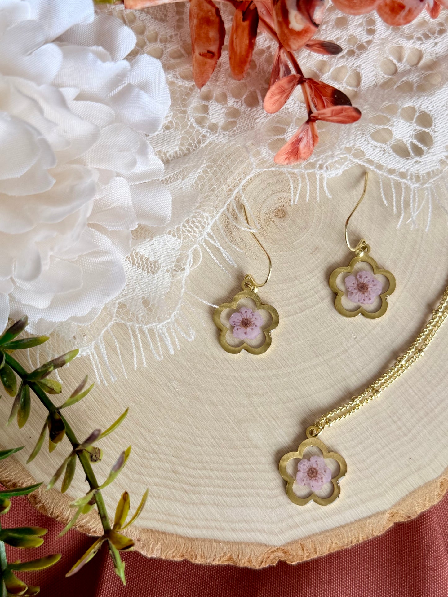 Light Purple Floral Set